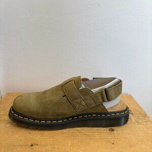 Dr Martens suede Jorge II sling-back mules